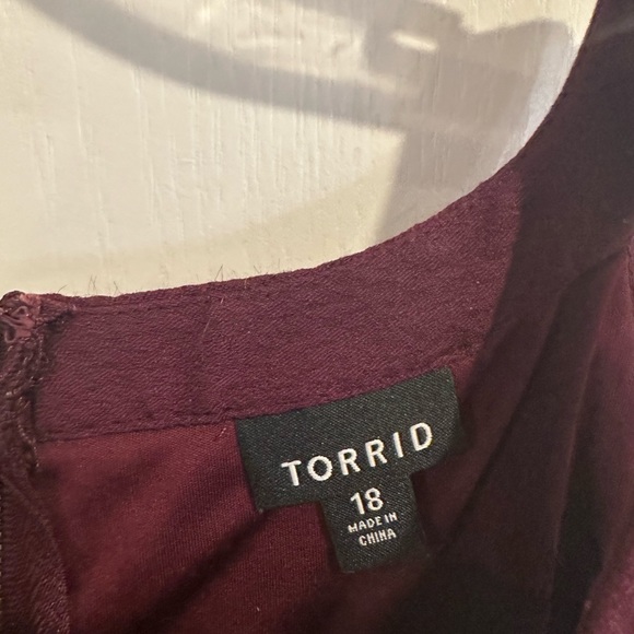 Torrid high neck Ponte Dress Women’s plus Size 18 - Picture 3 of 7